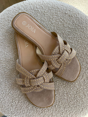 MAE SLIPPERS - TAUPE