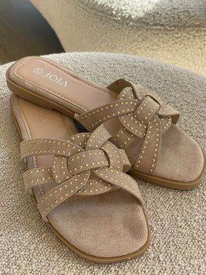 MAE SLIPPERS - TAUPE