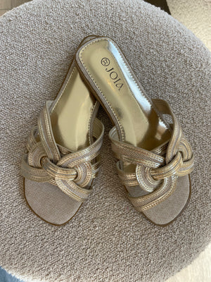 MOLLY SLIPPERS - GOLD
