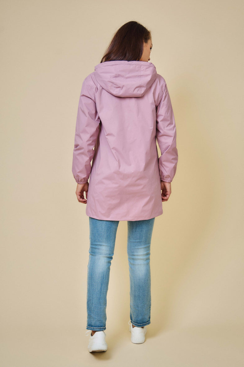 REVERSIBLE RAINCOAT - PRETTY PINK / GOLD